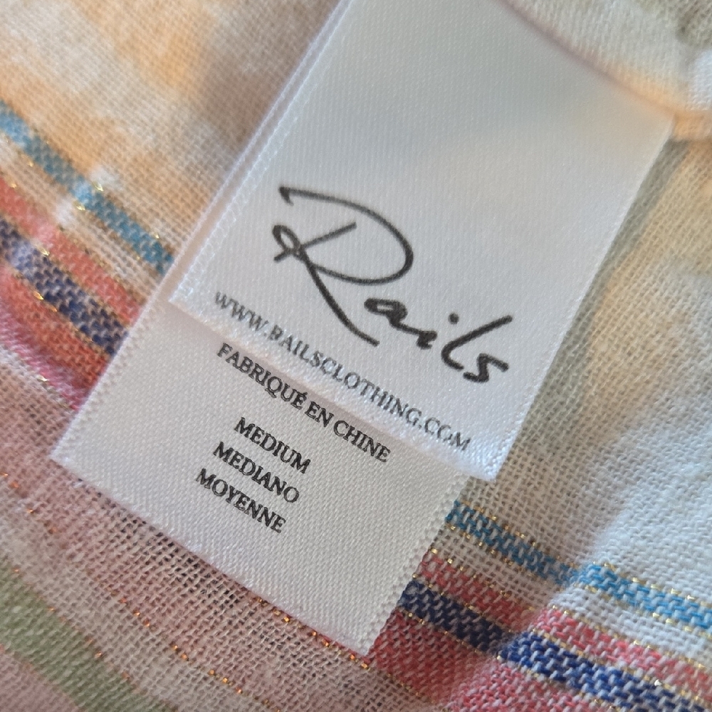 Rails Striped Mini Dress - Pink, Blue, White - Picture 9 of 10
